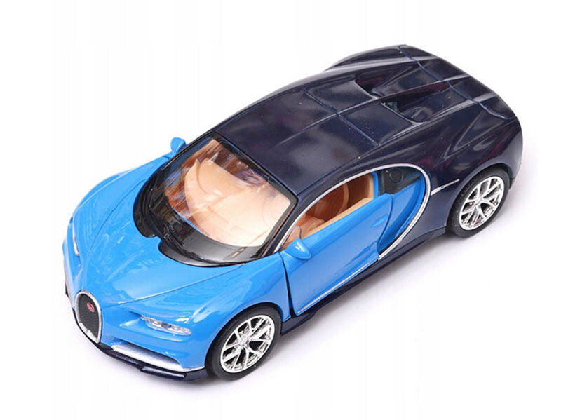 Welly Bugatti Chiron 1:34 modré